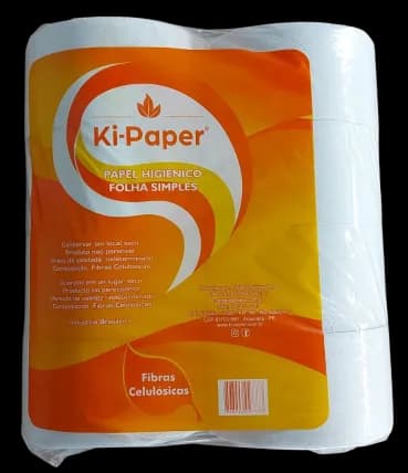 PAPEL HIGIÊNICO KI PAPER FIBRAS 8X300MTS