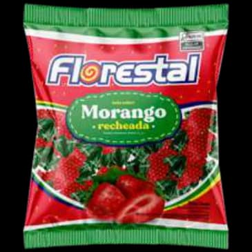 BALA FLORESTAL MORANGO RECH 500G