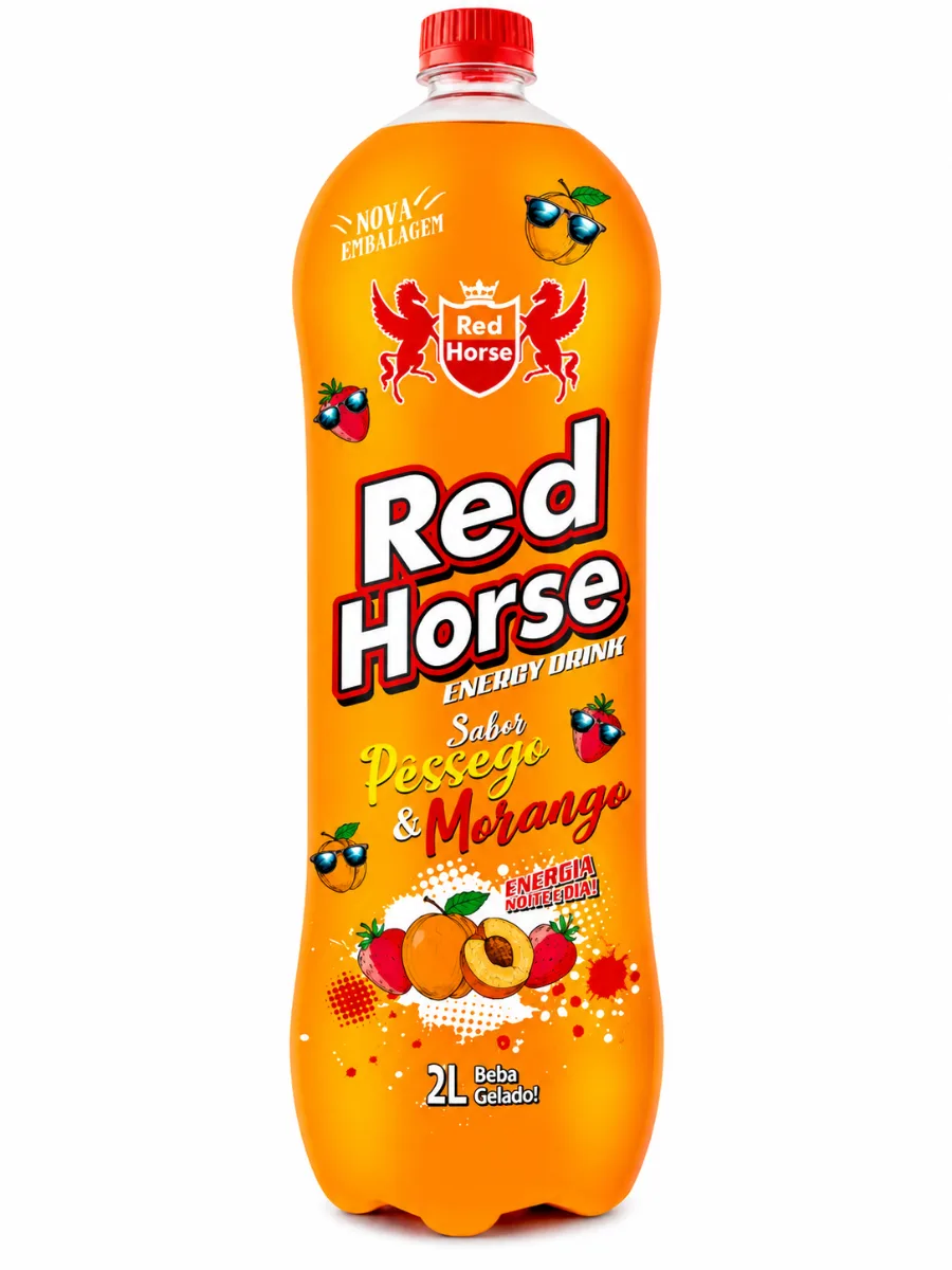 ENERG, RED HORSE PESS E MORANGO 6X2LTS