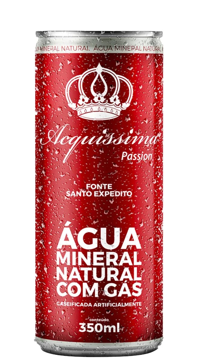 AGUA ACQUISSIMA C/GAS LT 12X350ML