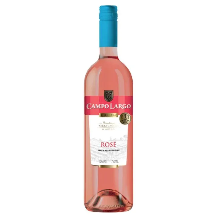 VINHO CAMPO LARGO ROSE SUAVE 750ML