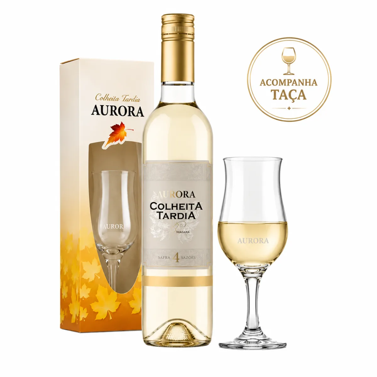 EST VINHO COLHEITA TARDIA AURORA + 1 TACA