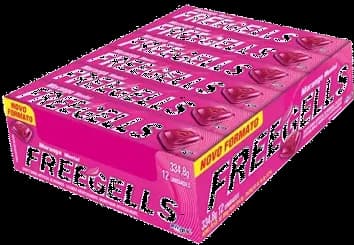 FREEGELLS MORANGO 334,8G C/12