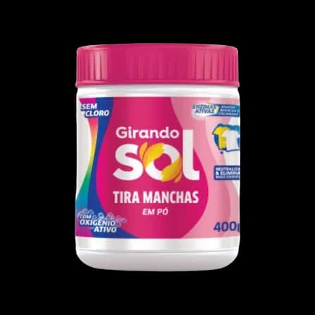 TIRA MANCHA GIR SOL ROSA PO POTE 6X400G