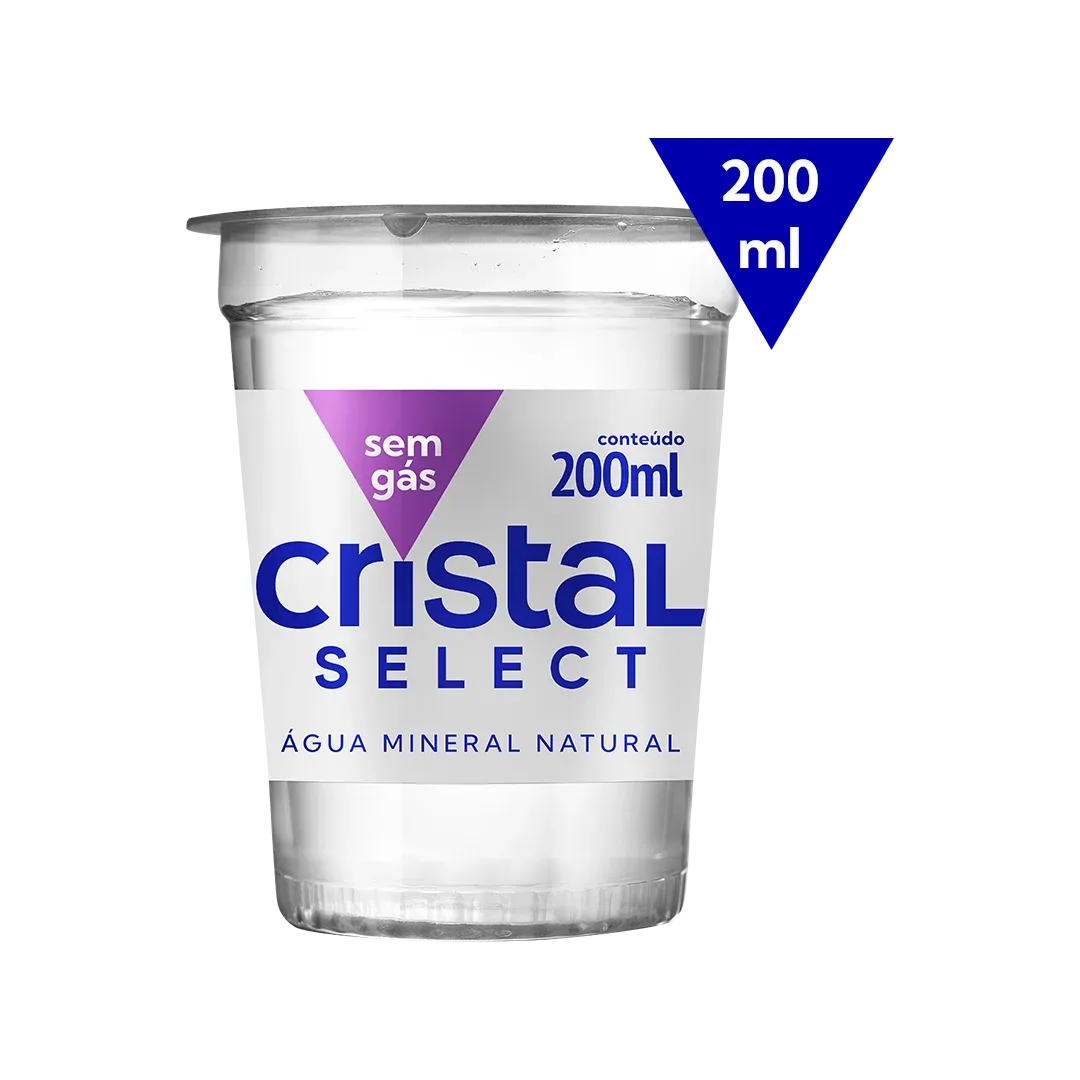 AGUA CRISTAL SELECT COPO 48/200ML