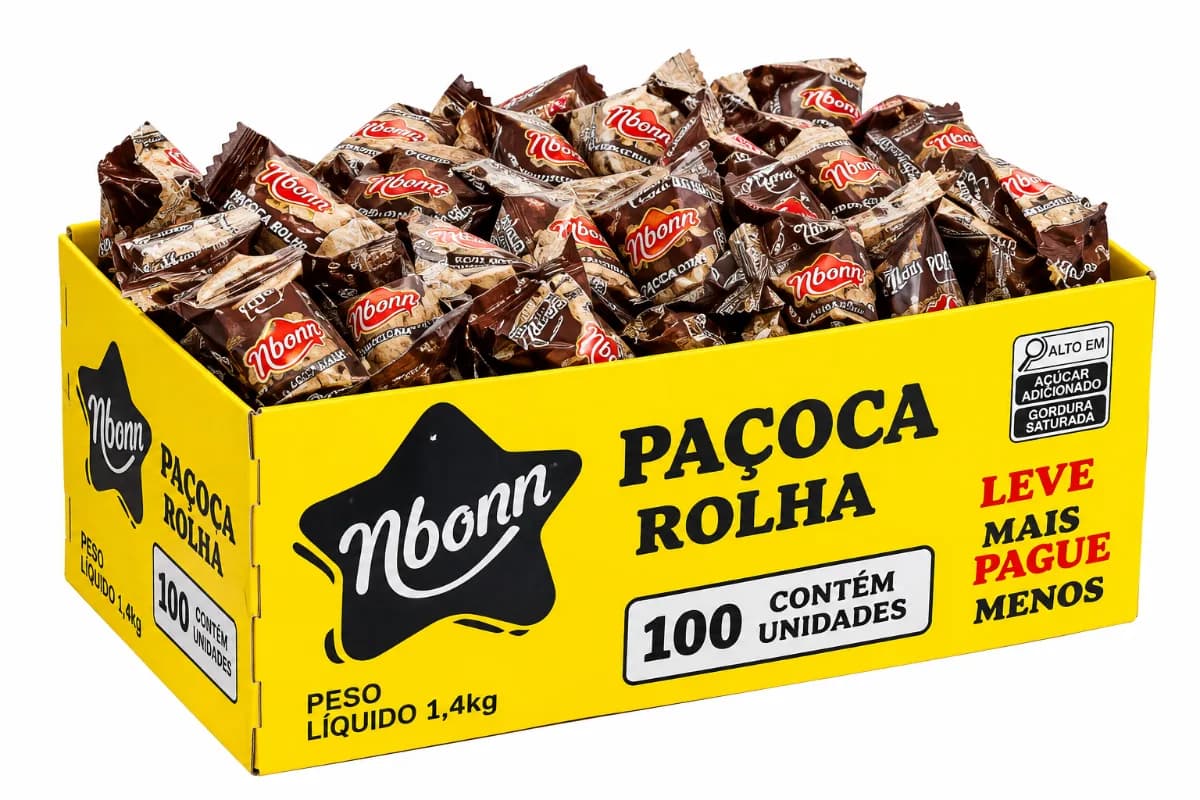 PACOCA ROLHA NBONN C/COB 100X14GR 1,4KG
