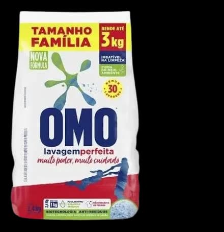 SABÃO EM PÓ OMO LAV PERFEITA SACHE 6X2,4KG