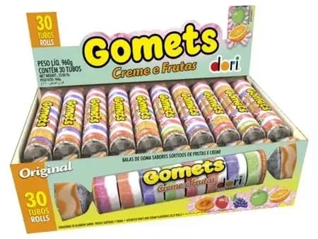 GOMA TUBO DORI CREME FRUTA 960G C/30