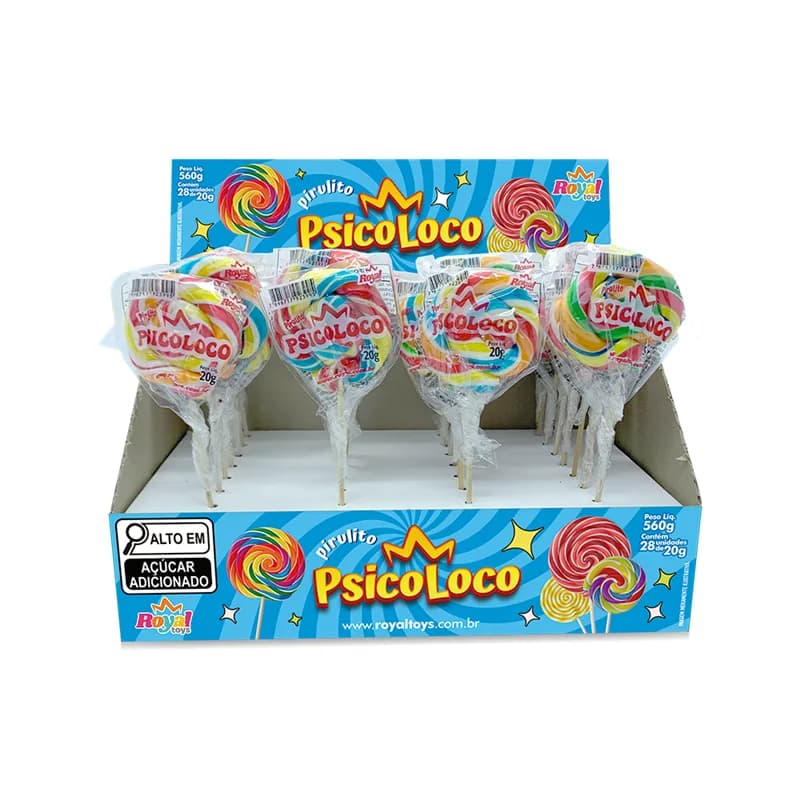 ROYAL TOYS PIRUL PSICOLOCO 28X20GR 560GR