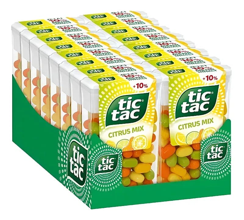 PASTILHA TIC TAC CITRUS MIX 14X14,5G