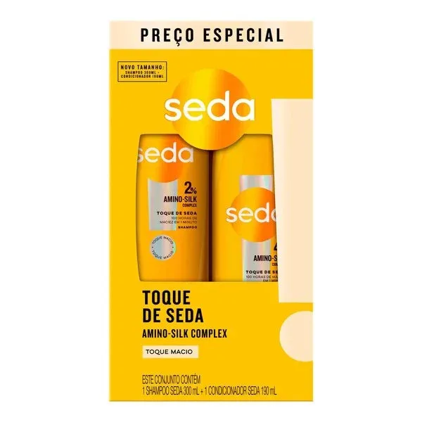 KIT SEDA T DE SEDA SHAMPOO 300 + CONDICIONADOR 190ML