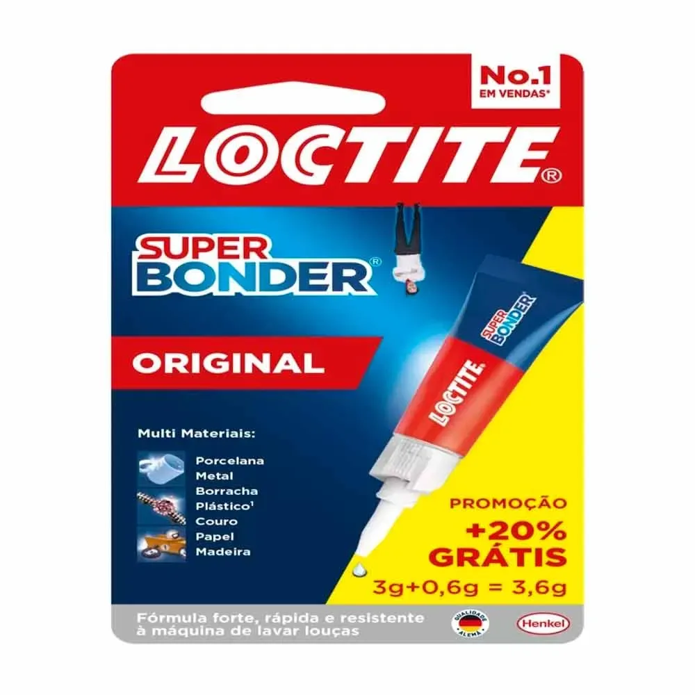 COLA SUPER BONDER 3,6 GR
