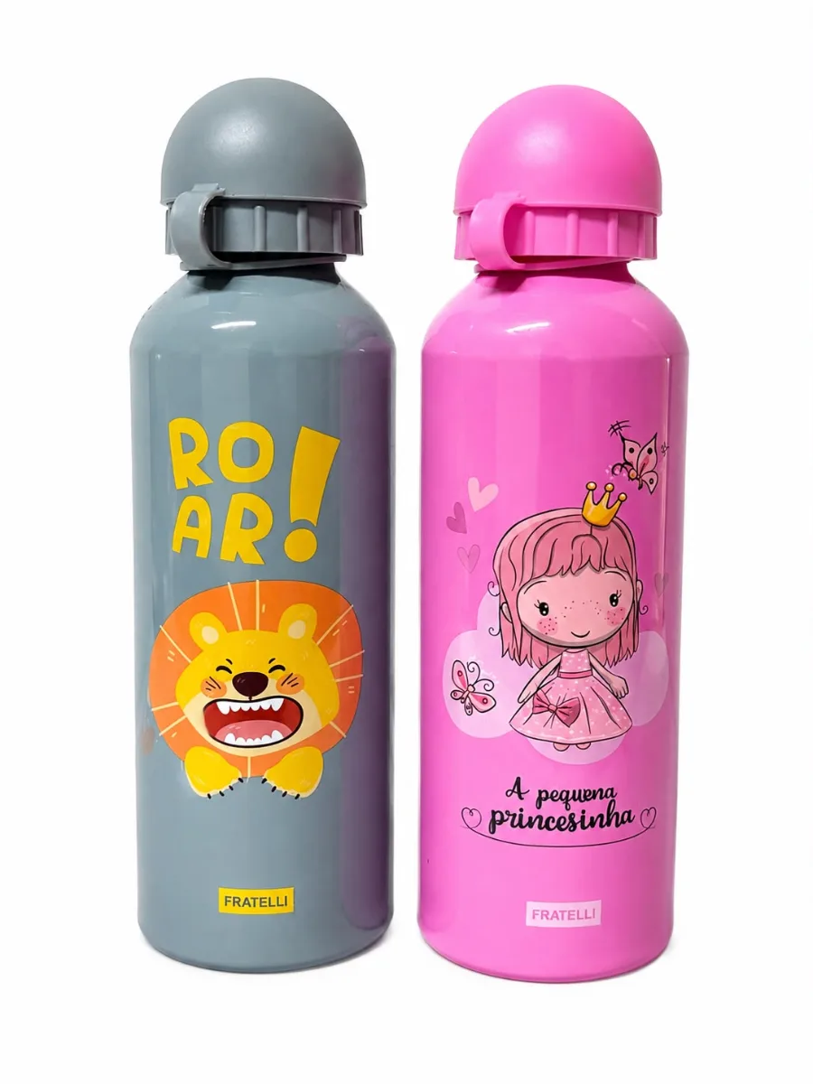 GARRAFA INFANTIL ALUMINIO 500ML