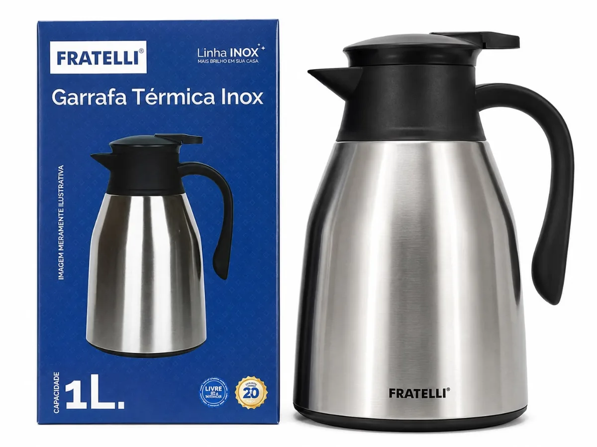 GARFO GRANDE CAPRI PRETO INOX 31,5CM