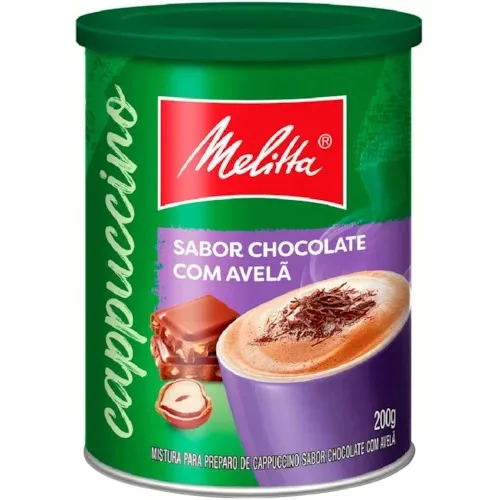 CAFÉ MELLITA CAPPUCINO CHOC/AVELA 24X200