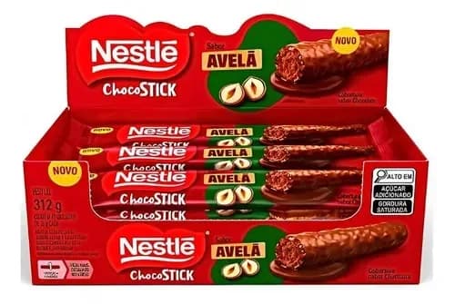 BOMBOM GAROTO CHOCO STICK AVELA 312GR