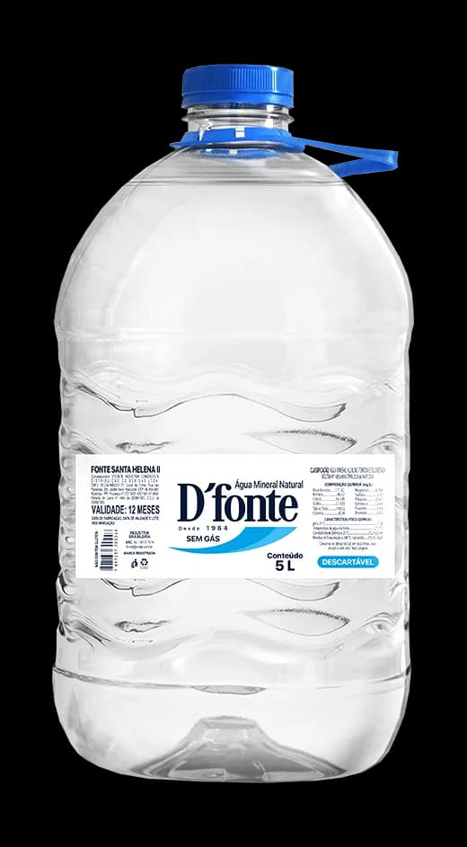 AGUA D FONTE S/G 5LT