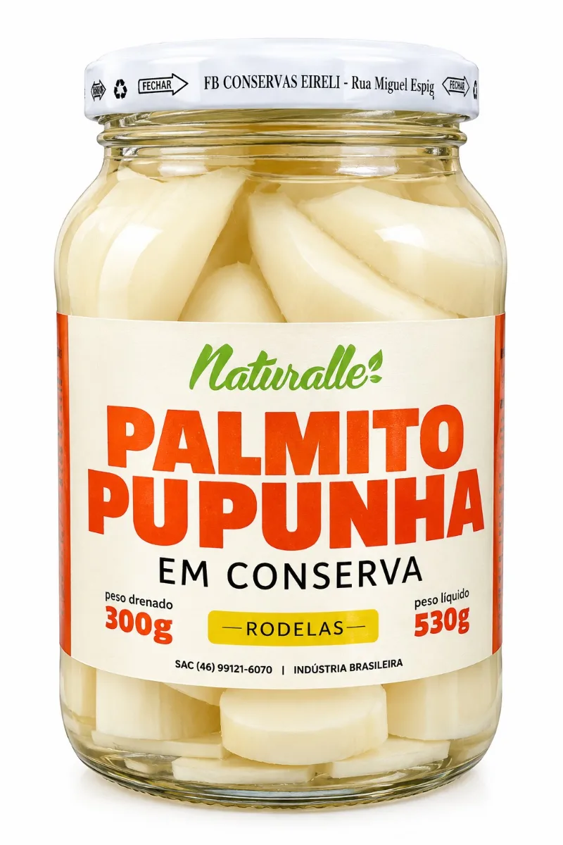CONS PALMITO NATURALLE RODELAS 15X300G