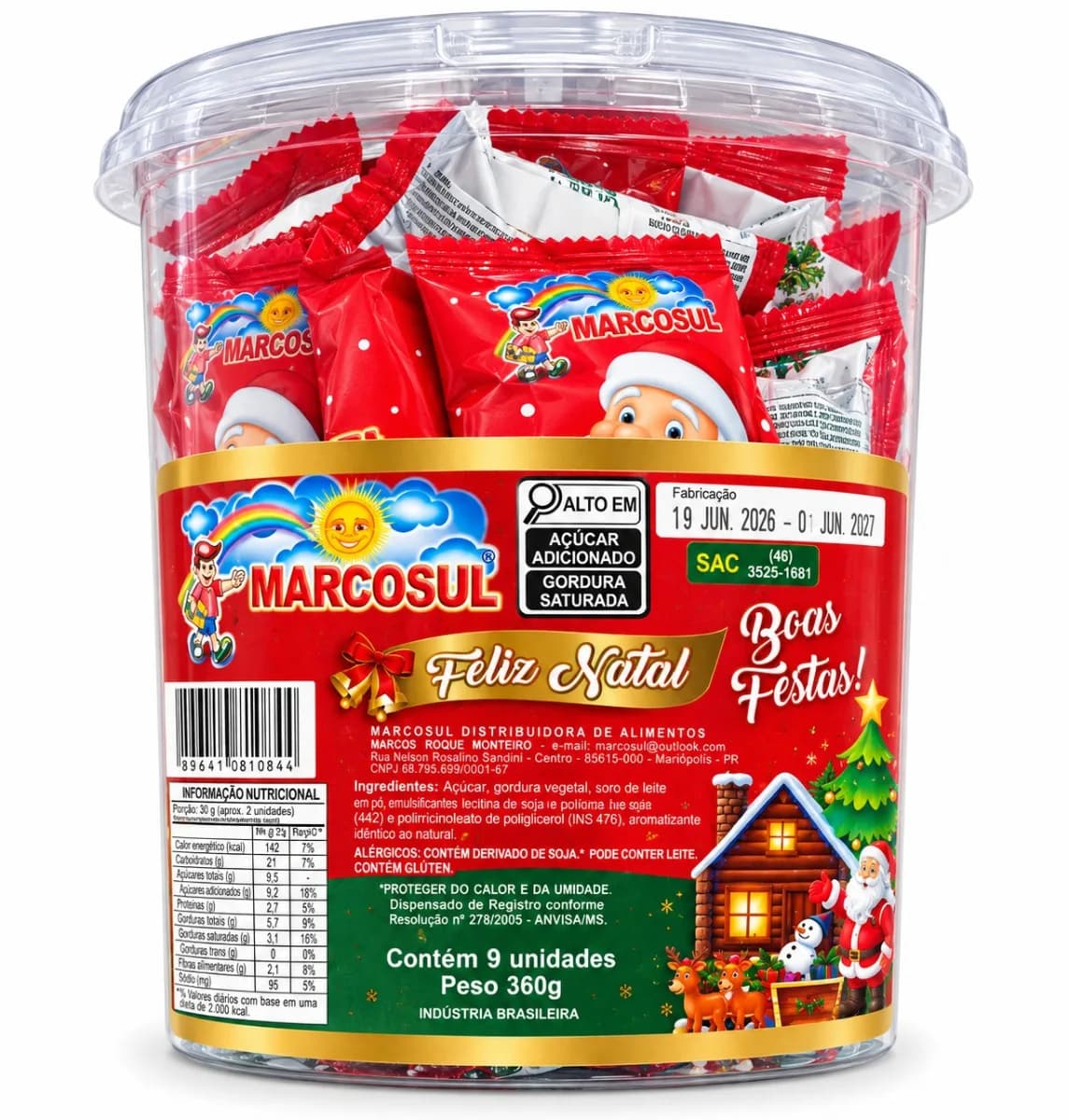 POTE PAPAI NOEL 9X40GR 360G