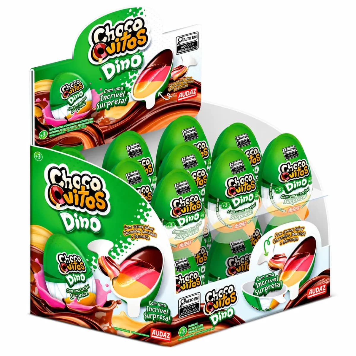 CHOCO OVITOS DINO 18X22GR