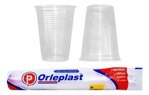 COPO ORLEPLAST ACRIL 180ML C/100