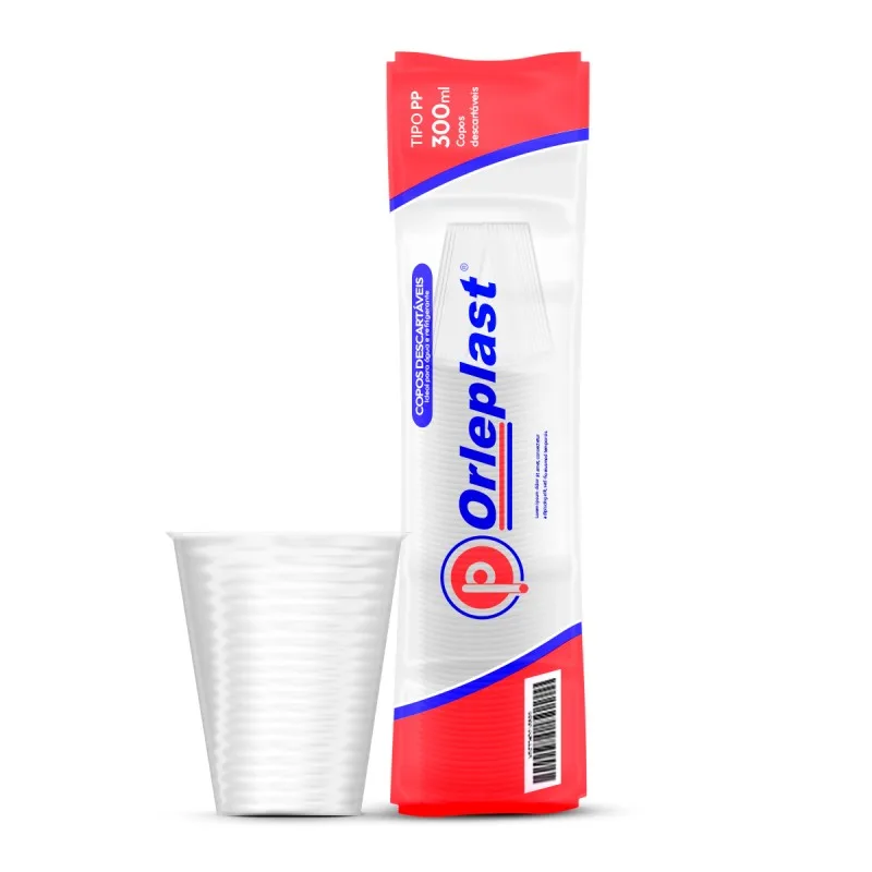COPO ORLEPLAST ACRIL 300ML C/100