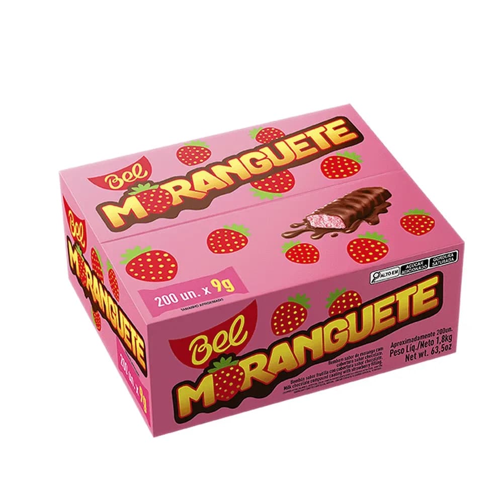 CHOC, BEL MORANGUETE BOMBONS 200X9G 1,8KG