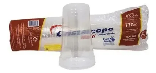 COPO CHOPP PP CRIST 770ML C/30