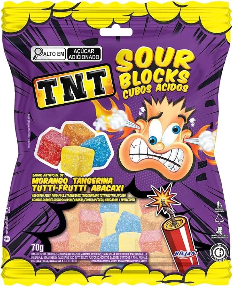 BALA GELATINA GO JELLY TNT SORT 70G