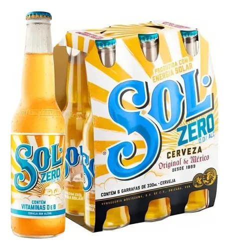 CERV SOL ZERO PREMIUM LNC 24/330ML