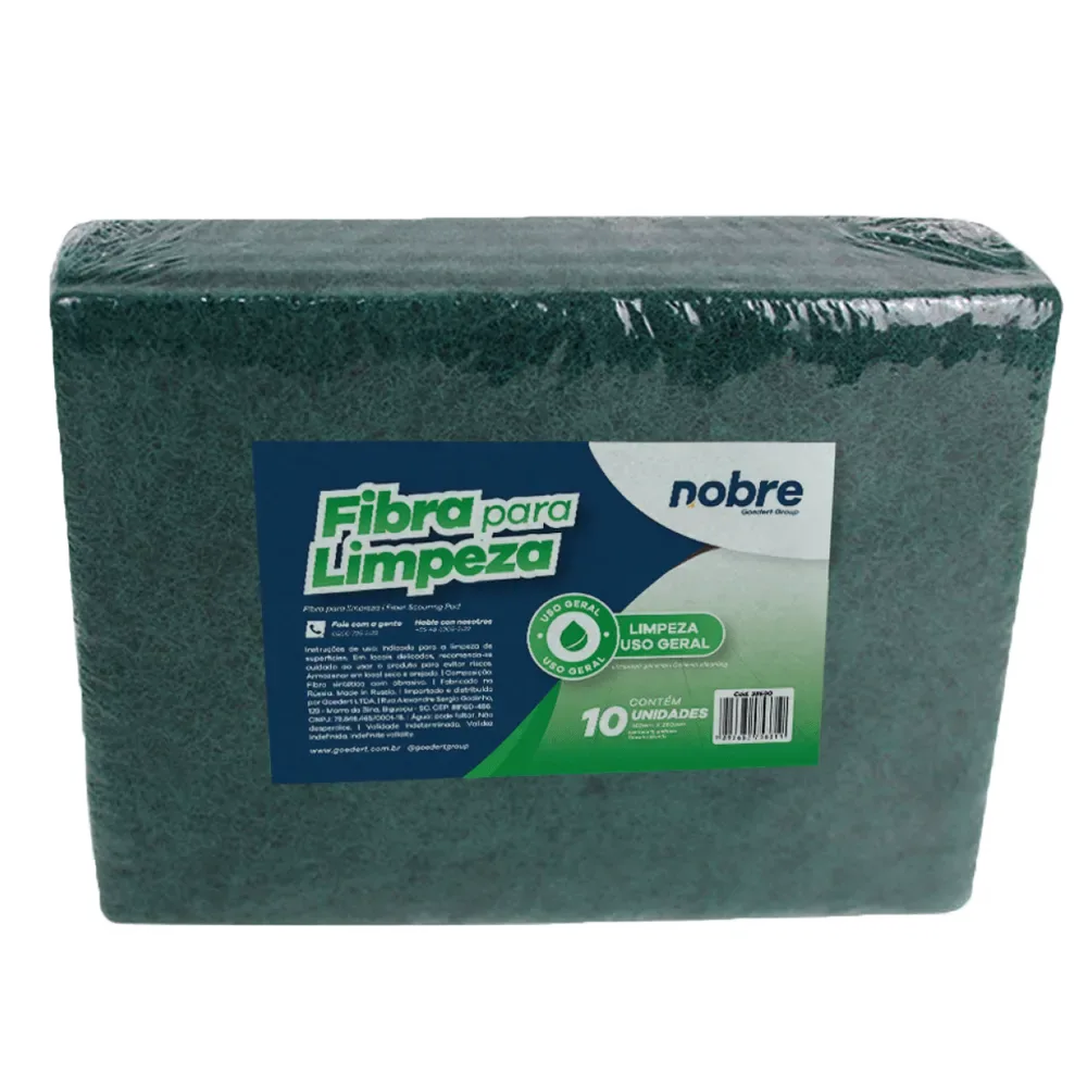 ESPONJA NOBRE FIBRA RODO 102X260 C/10
