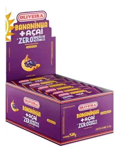 OLIVEIRA BANANINHA ACAI ZERO 528G C/24